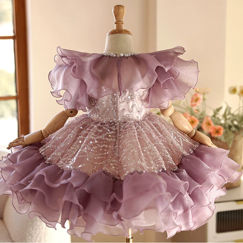 Children's Birthday Party Princess Dress Girls Baptism Dresses