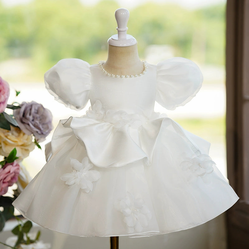 Elegant Cute Baby Girl Baptism Dress Flower Girl Dress Girls Christe marryshe