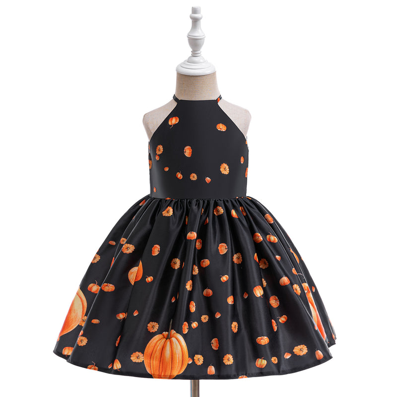 Cute Halloween Dress Girls Cosplay Princess Dress Toddler Costume Dress