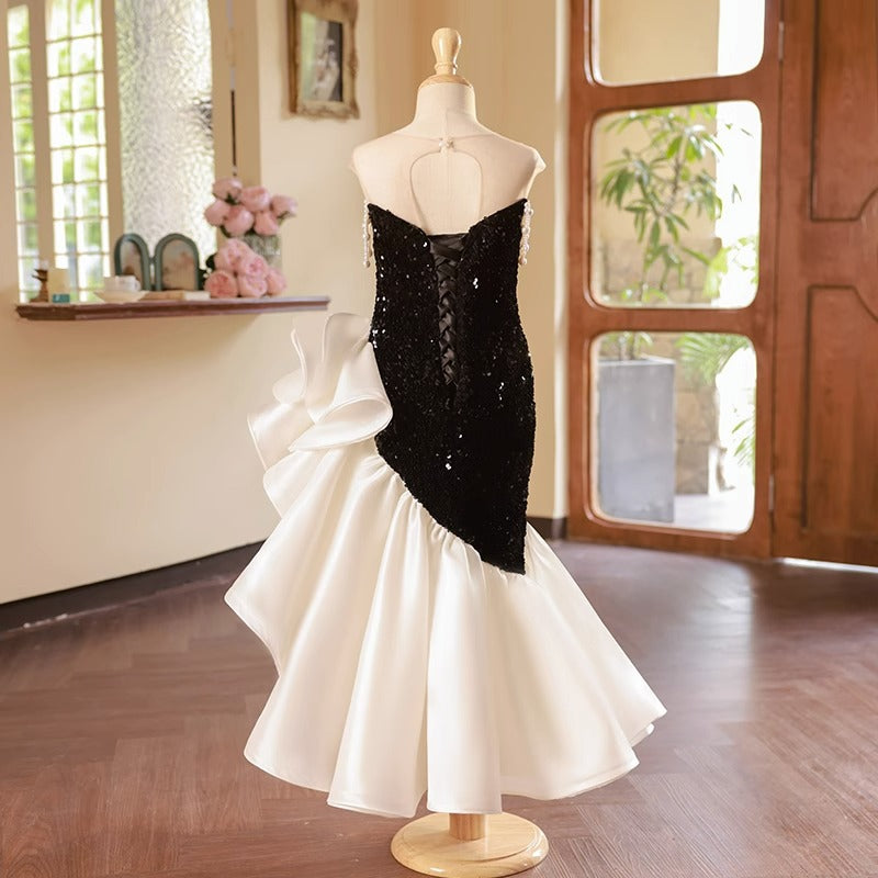 Little girl black pageant dresses best sale