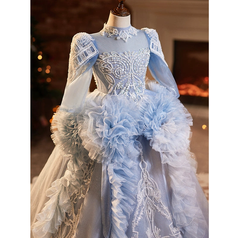 Elegant Girls Dresses High-End Luxury Dresses Girls Performance Dresses