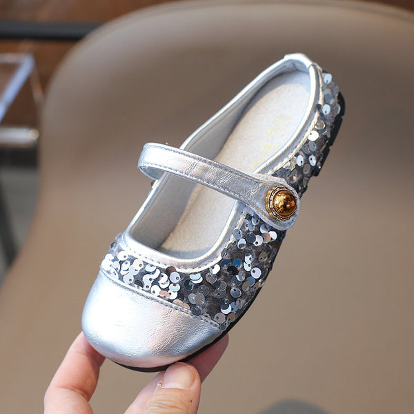 Girls Sequin Princess Shoes Casual Shoes