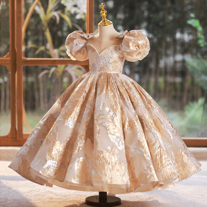 Girls Birthday Elegant Dress Girls Prom Princess Dress