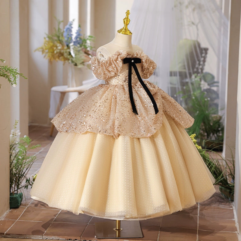 Girls Prom Elegant Dress Children Birthday Princess Dress