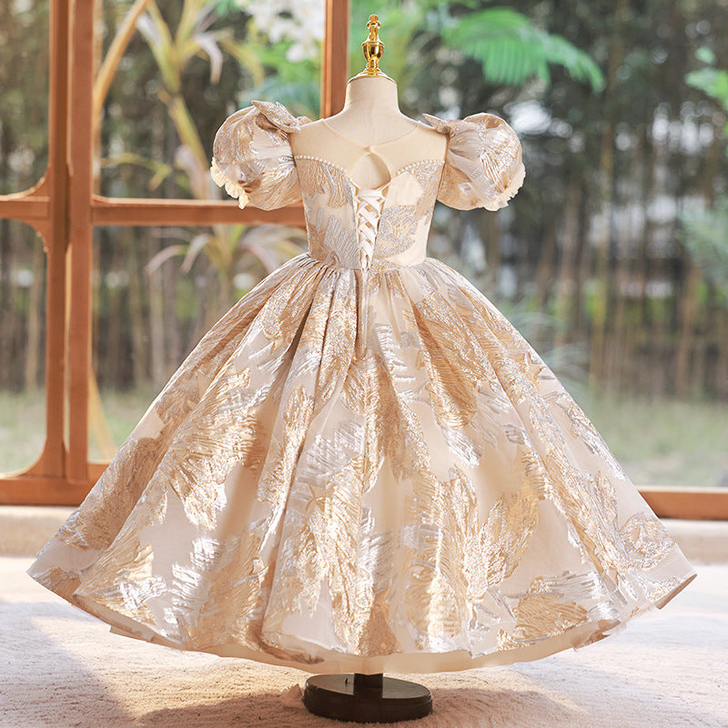 Girls Birthday Elegant Dress Girls Prom Princess Dress