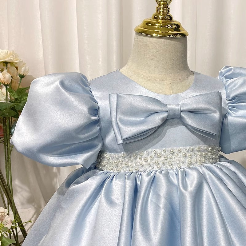 Baby Girl Birthday Dress Girl Party Puff Sleeve Princess Dress