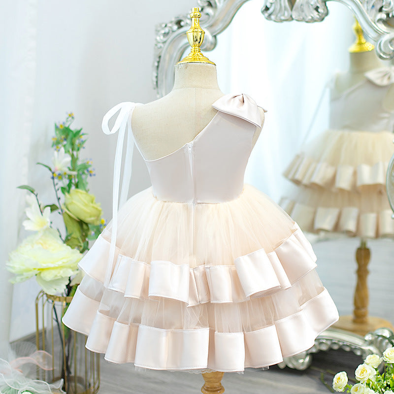 Baby Birthday Puff Princess Dress Flower Girl Wedding Dress