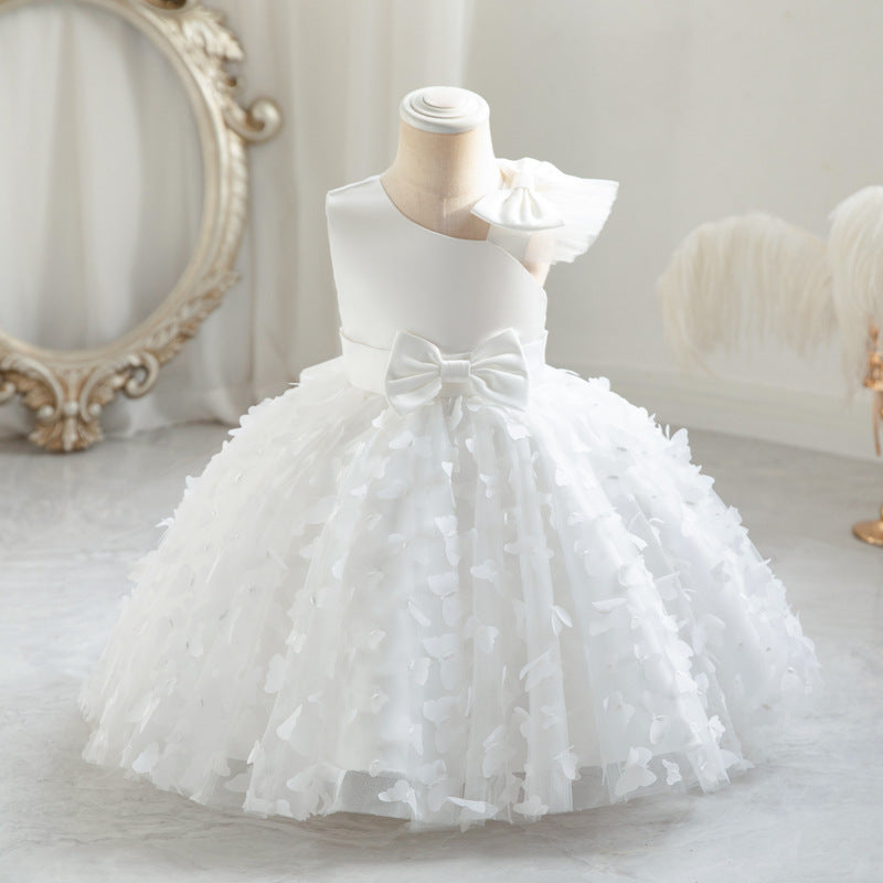 Elegant Little Girl Dresses Toddler Mesh Princess Dress