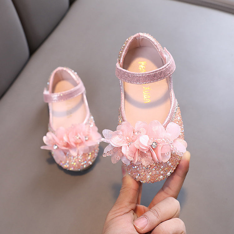 Baby Girls Princess Flower Girl  Shoes