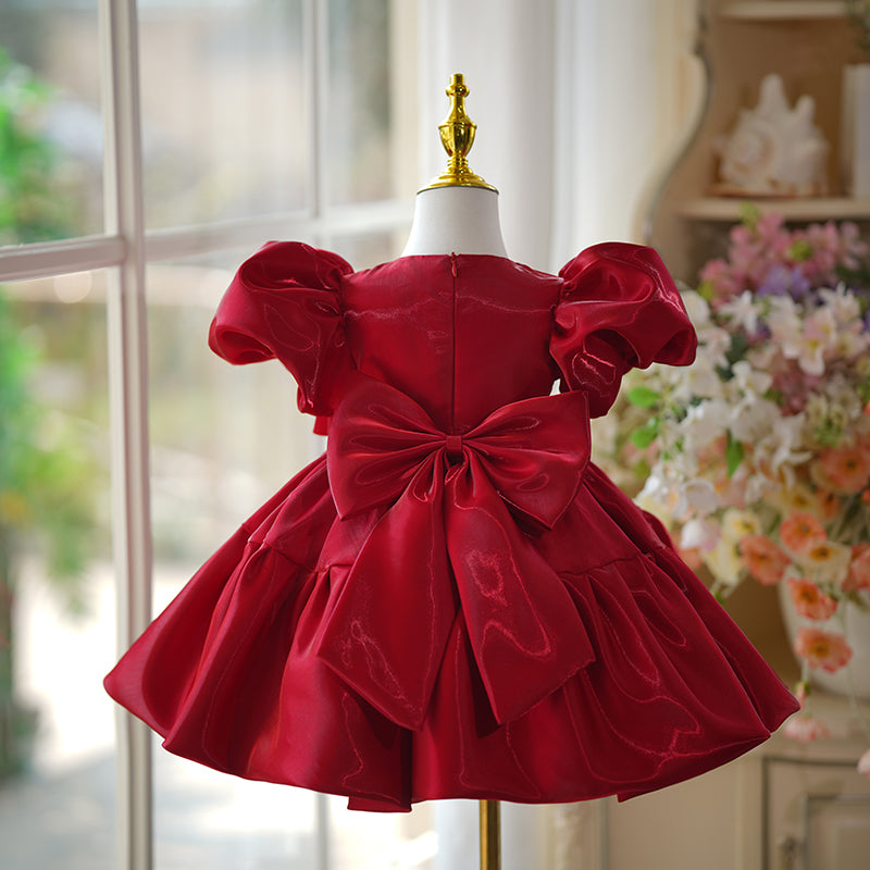 Cute Festival Dress Baby Girl Fluffy Dress Toddler Birthday Party Princess Dress