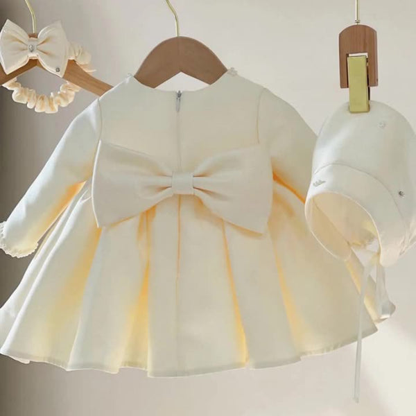 Elegant Baby Girl Bow Ball Gown Toddler Formal Dresses