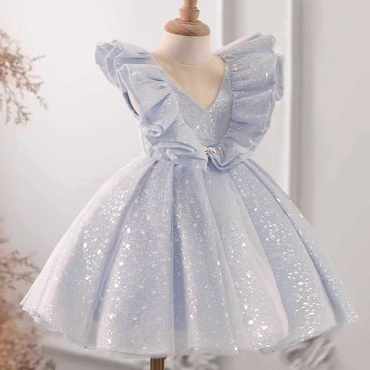 Cute Baby Girl Performance Princess Dress Sequined Dress