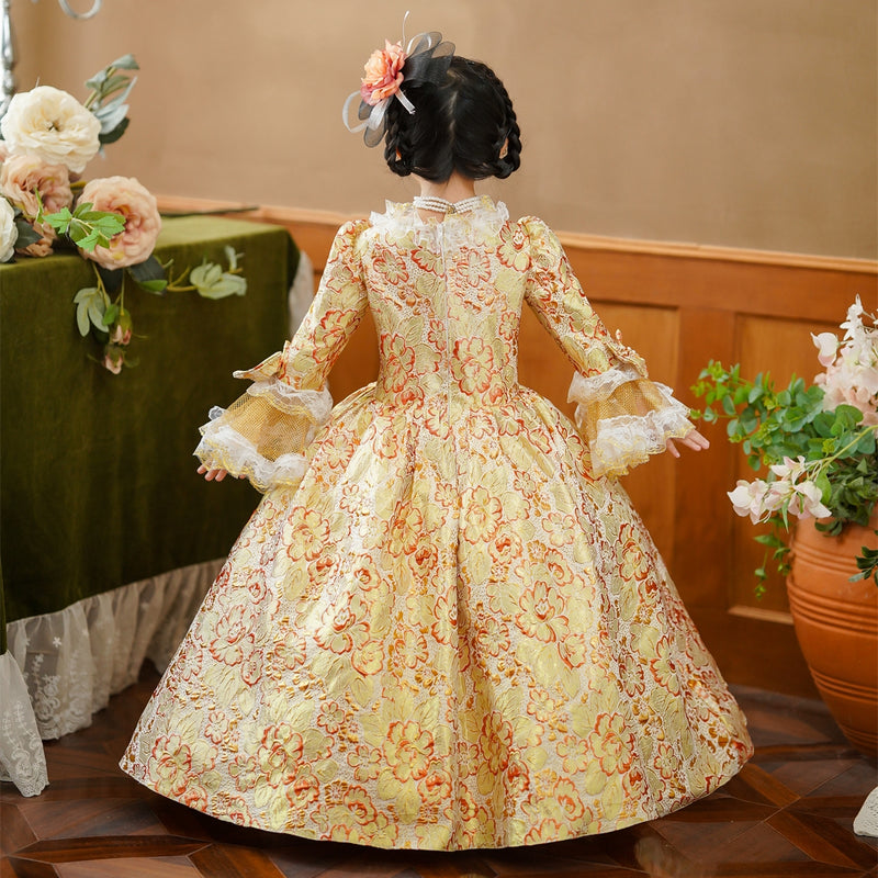 Baby Girls Fluffy Beauty Pageant Dress Toddler Birthday Costume Princess Dress