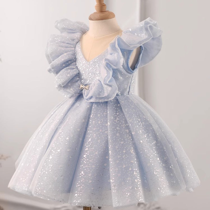 Cute Baby Girl Performance Princess Dress Sequined Dress