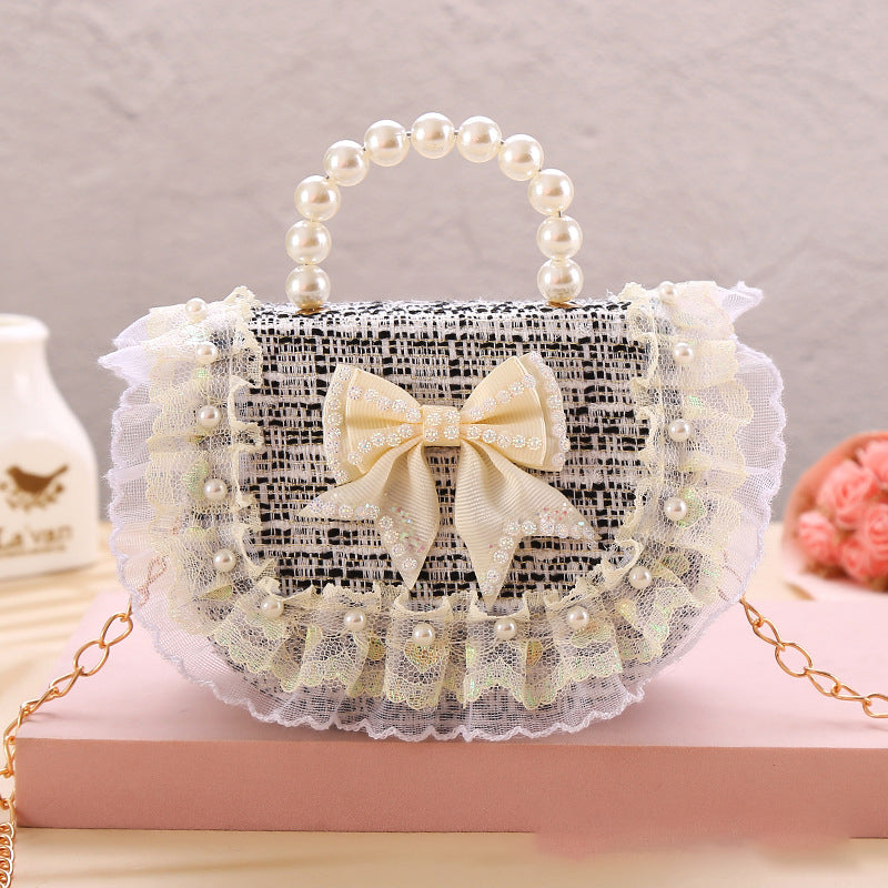 Flower Girl Bow Children's Bag Girl Princess Bag