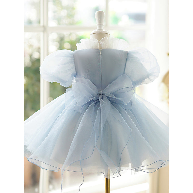 Cute Baby Girl Puffy Beauty Pageant Dress Toddler Birthday Party Princess Dress