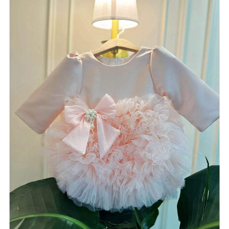 Girls Birthday Party Dresses Girls Fluffy Cake Princess Dress