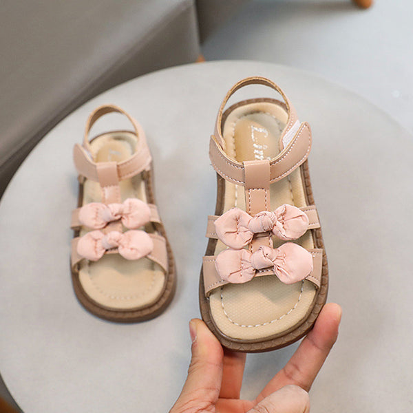 Cute Summer Sandal Girls Bow Princess Beach Shoes