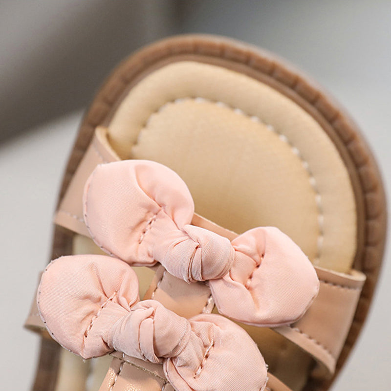 Cute Summer Sandal Girls Bow Princess Beach Shoes