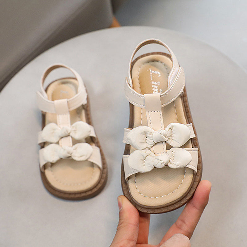 Cute Summer Sandal Girls Bow Princess Beach Shoes