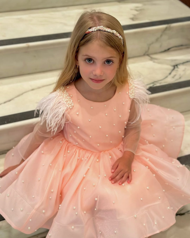 Luxurious Baby Girl Birthday Party Princess Dress  Toddler Beauty Pageant Dress