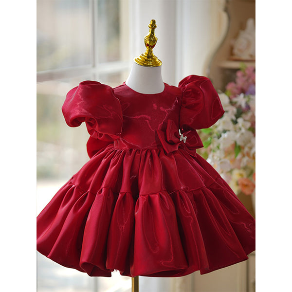 Cute Festival Dress Baby Girl Fluffy Dress Toddler Birthday Party Princess Dress