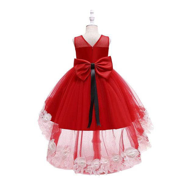 Mesh Trailing Princess Dress