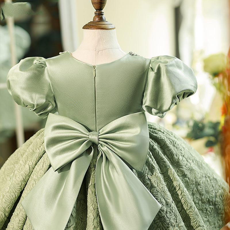 Green Color Designer Sharara Dress For Girls 2022