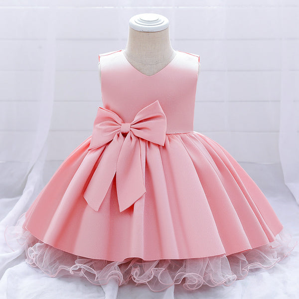 Baby Girls Bow-knot Party Dress – marryshe