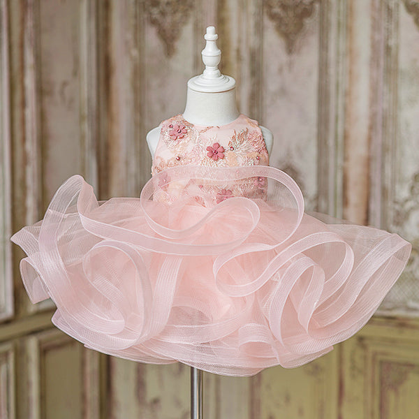 Girls  Wedding Fluffy Birthday Princess Dress