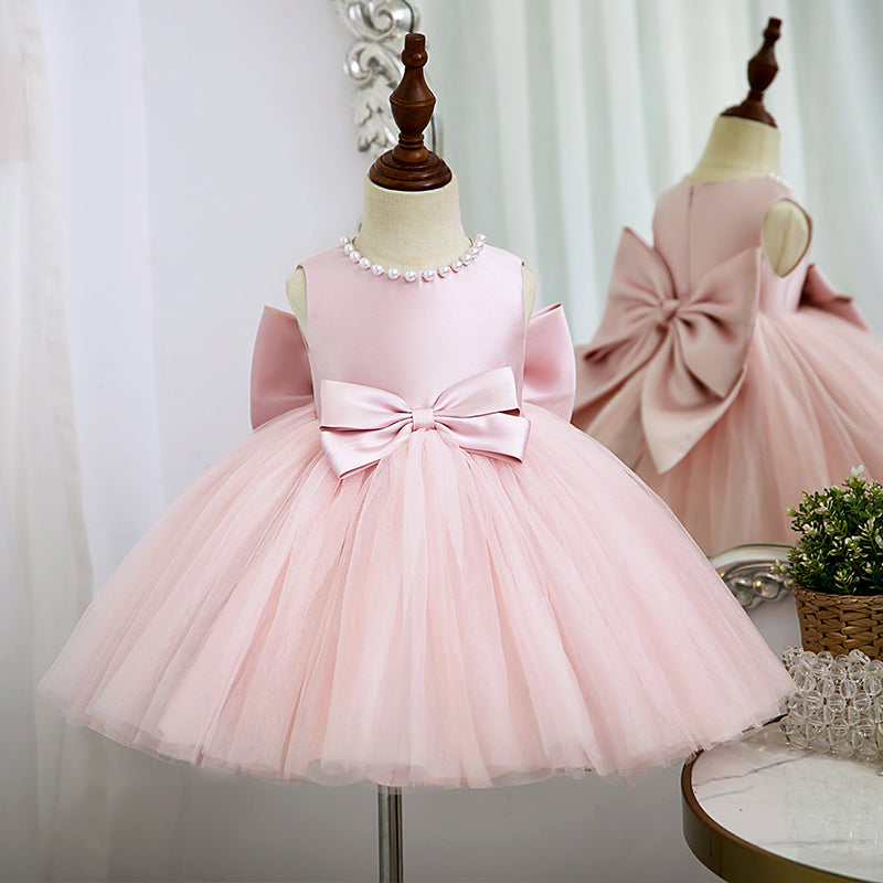 Baby Girls Pink Party Wear Dress