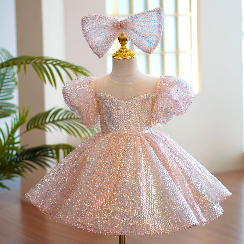 Pink Sequin Dresses, Pink Sparkly & Glitter Dresses