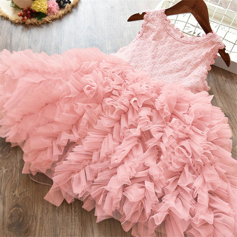 Girls lace party dress best sale