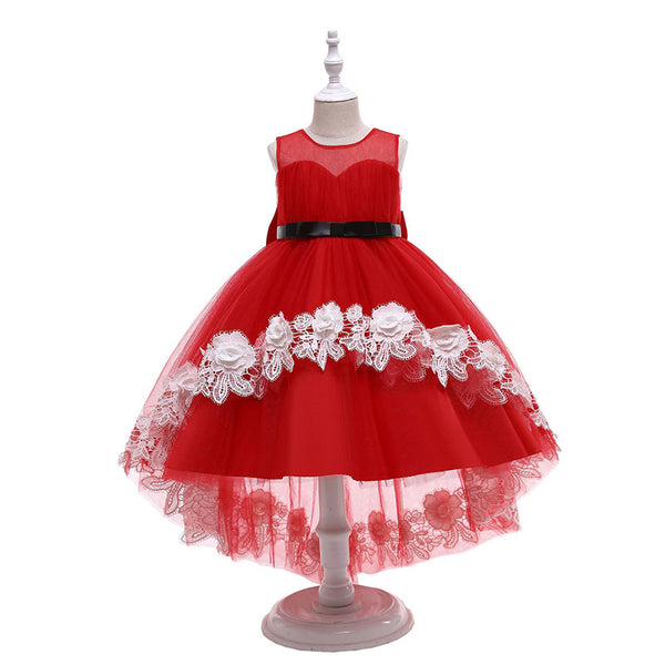 Mesh Trailing Princess Dress